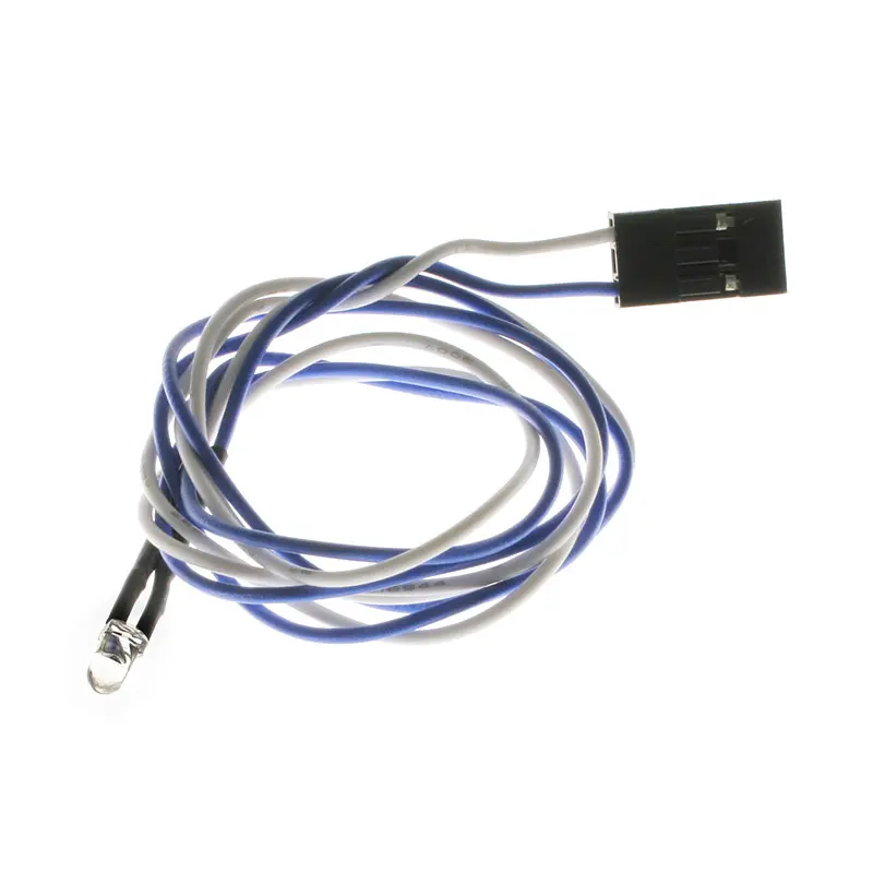 Lamptron 3mm Ultra bright LED con cavo - orange - immagine 2