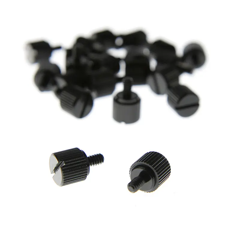 DimasTech Kit Viti Zigrinate M3, 10 Pezzi - Neri