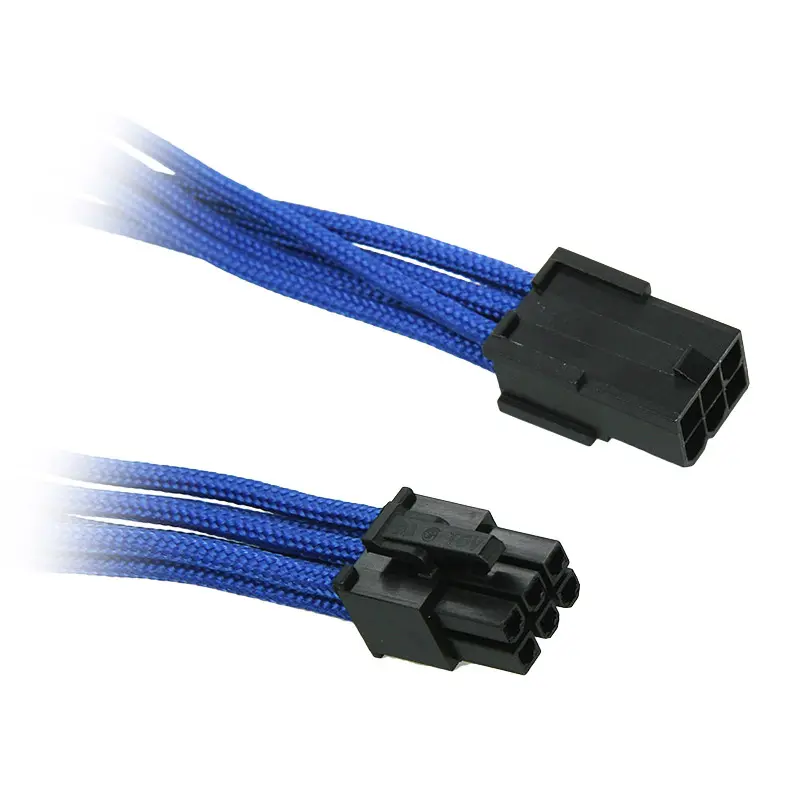 BitFenix Prolunga 6-Pin 45cm - sleeved blue/black