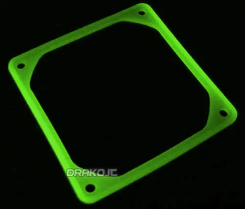 AntiVibrazione per ventole da 92mm - UV Verde