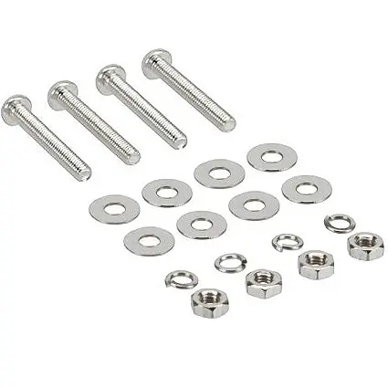 InLine Viti Ventole M3x20mm, con rondelle, dadi, distanziali, 4pcs
