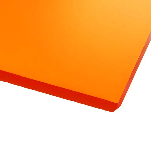 Pannello in Plexiglass Trasparente, orange - 400x400mm