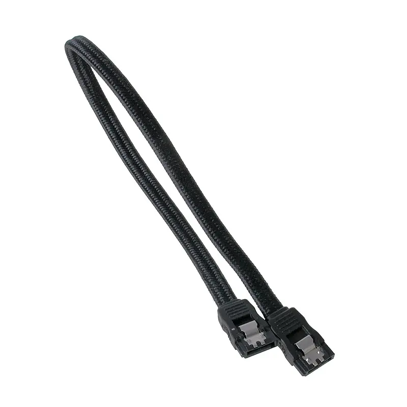 BitFenix Cavo SATA 3 30cm - sleeved Nero/Nero - immagine 2