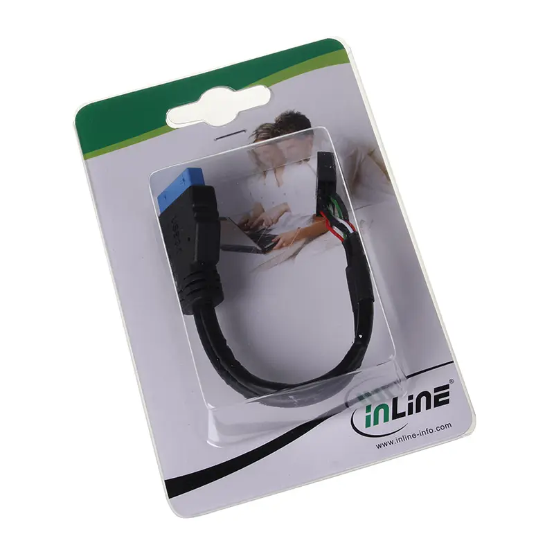 InLine Adattatore da USB 3.0 Interno a USB 2.0 Interno M - 15 cm - immagine 3