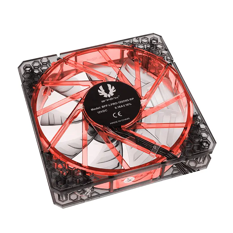 BitFenix Spectre PRO 120mm Fan Red LED - Nero - immagine 2