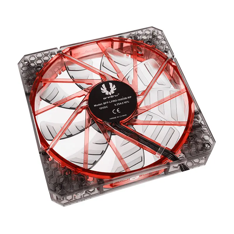BitFenix Spectre PRO 140mm Fan Red LED - black - immagine 2