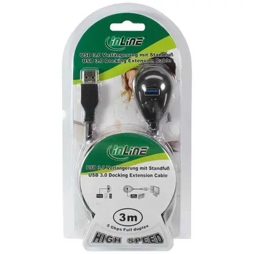 Cavo USB 3.0 con Piedistallo Maschio A a Femmina A - 3m - immagine 2