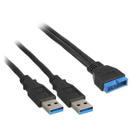 InLine Adattatore da USB 3.0 Esterno a USB 3.0 Interno - 40 cm