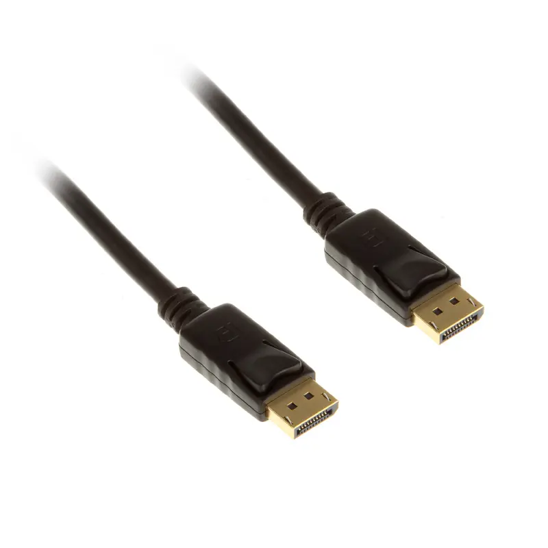 InLine Cavo DisplayPort M/M, 4K2K, UHD, FullHD, Connettore Dorato, Nero - 1m