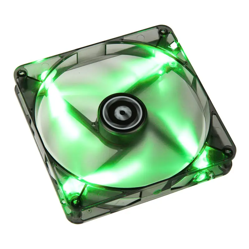 BitFenix Spectre PWM 140mm Fan Green LED - black