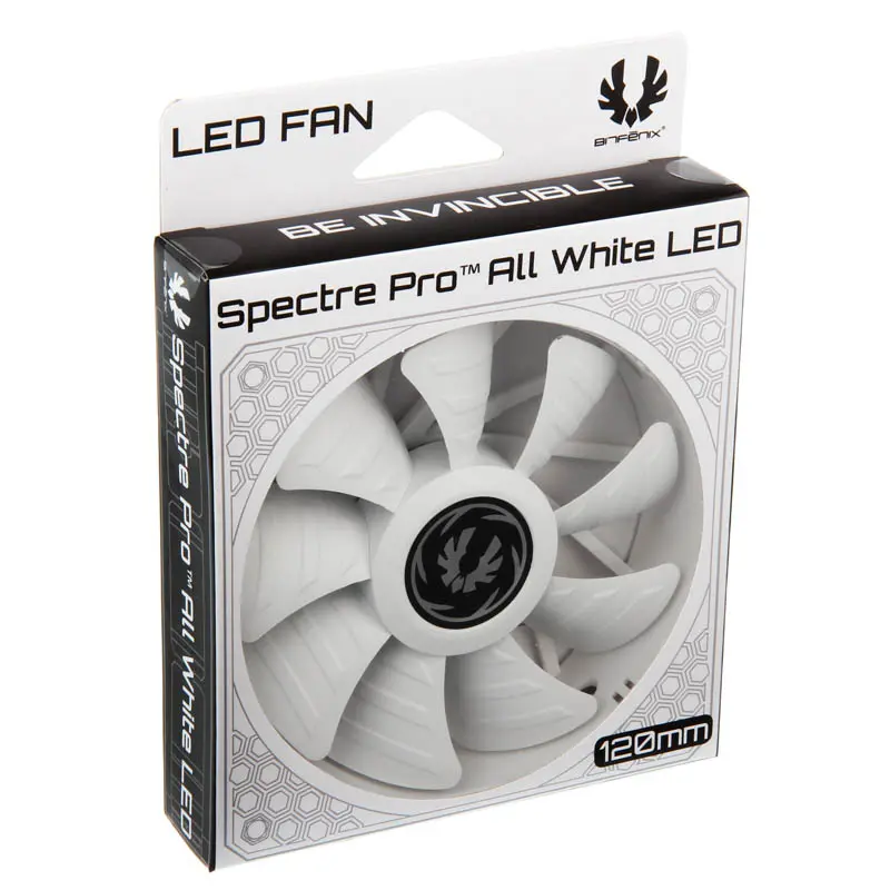 BitFenix Spectre PRO 120mm Fan green LED - Bianco - immagine 5