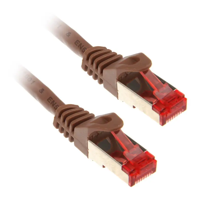 InLine Cavo Patch 2m Cat.6 1000 Mbit RJ45 - Marrone