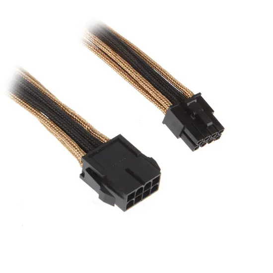 BitFenix Prolunga 8-Pin EPS12V - sleeved gold/black