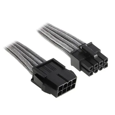 BitFenix Prolunga 8-Pin EPS12V - sleeved silver/black
