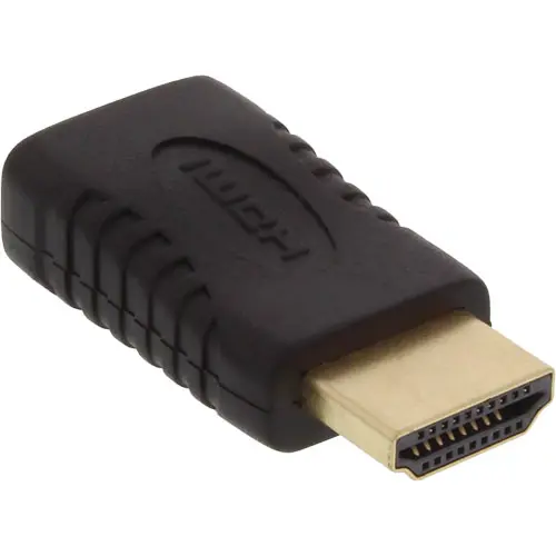InLine Adattatore Mini HDMI /  HDMI - dorato, 4K2K Compatibile