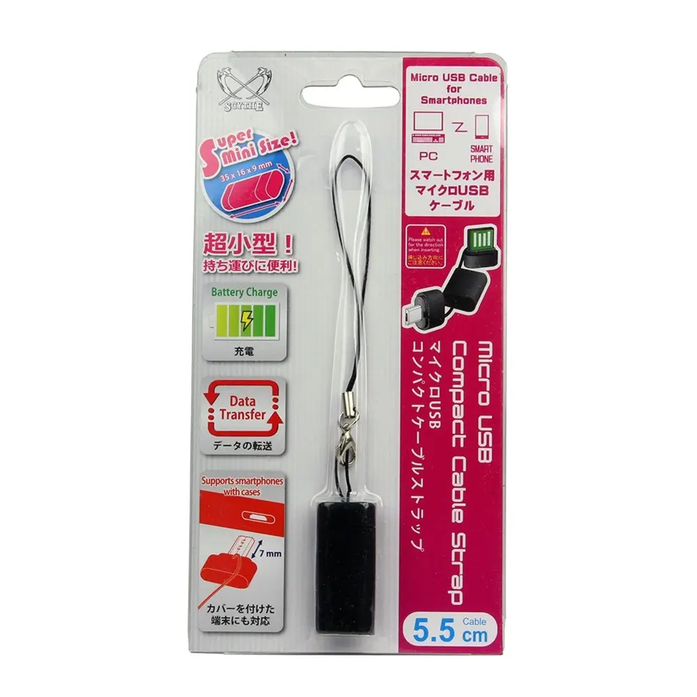 Scythe Cable Strap USB 2.0 Typ-A a Micro Typ-B - 55mm - immagine 7