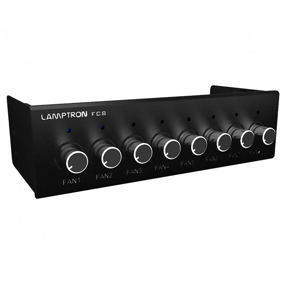 Lamptron FC8 Fan Controller 8 Canali 5.25 pollici - Nero