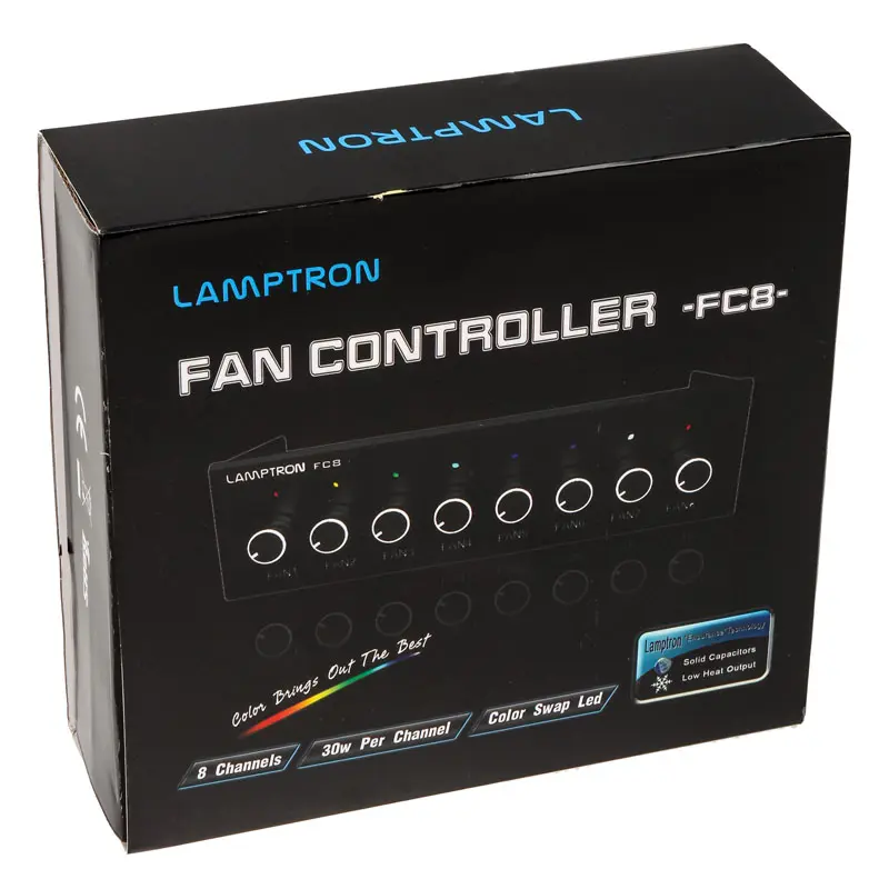 Lamptron FC8 Fan Controller 8 Canali 5.25 pollici - Nero - immagine 5