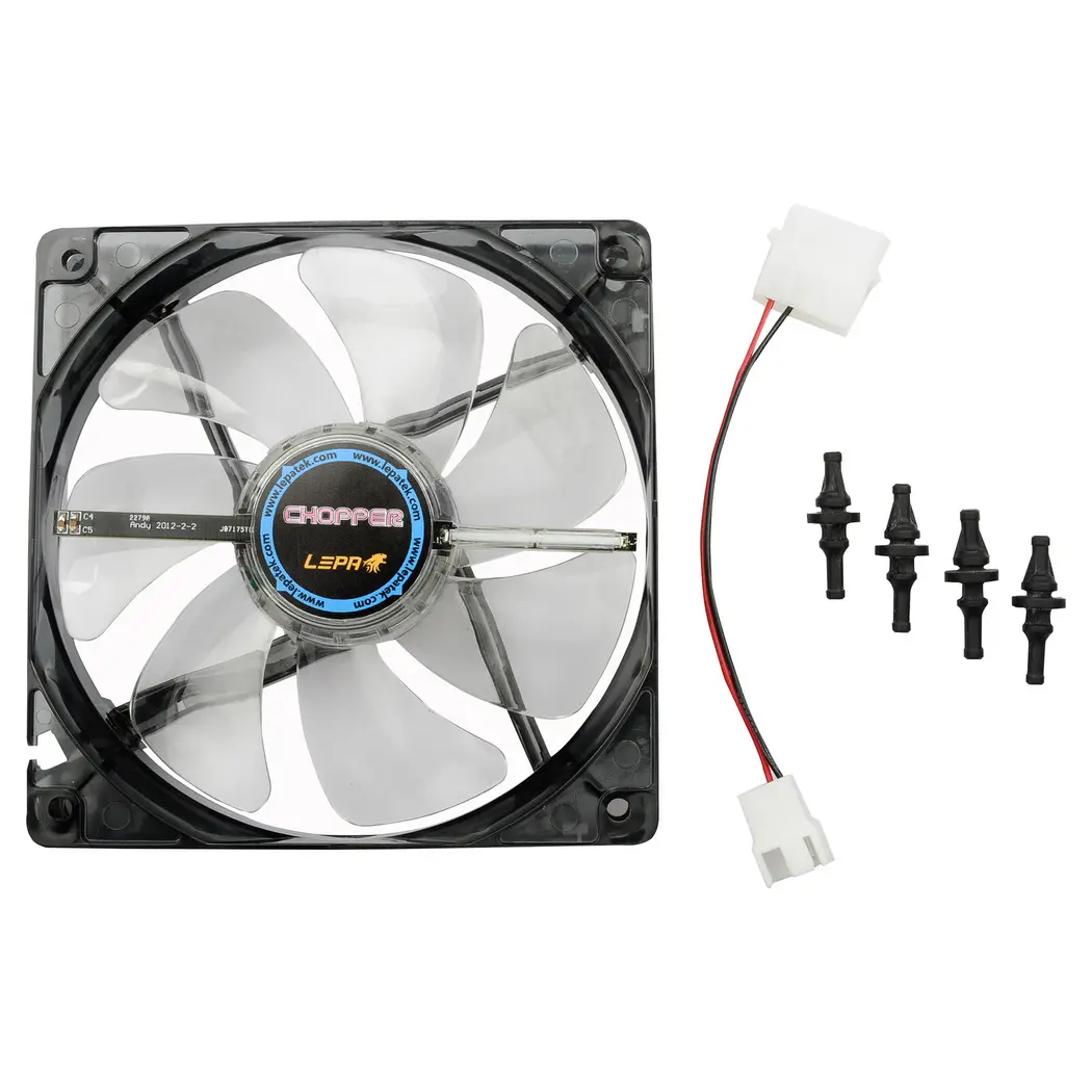 Lepa Chopper LPCP12N-R Fan 120mm - Rosso - immagine 5