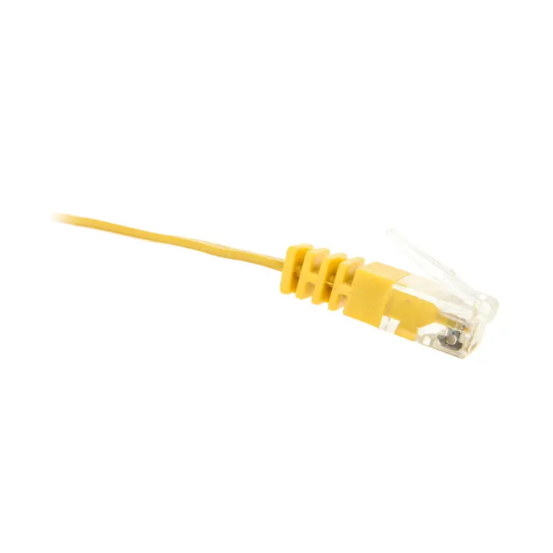 InLine Cavo Patch Piatto 2m U/UTP, Cat.6 - Giallo - immagine 3