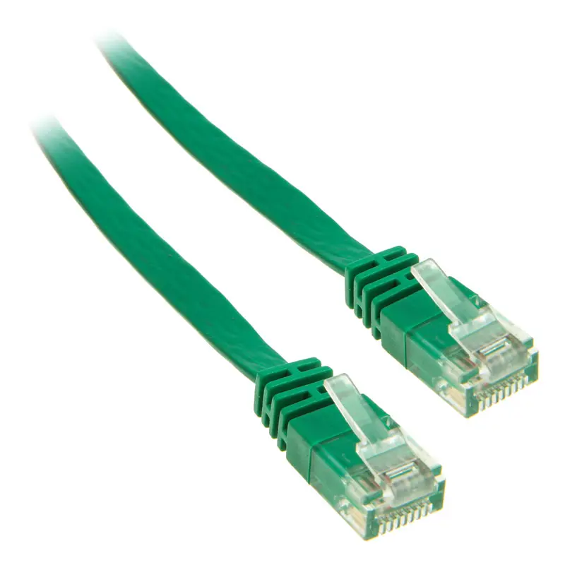InLine Cavo Patch Piatto 1m U/UTP, Cat.6 - Verde