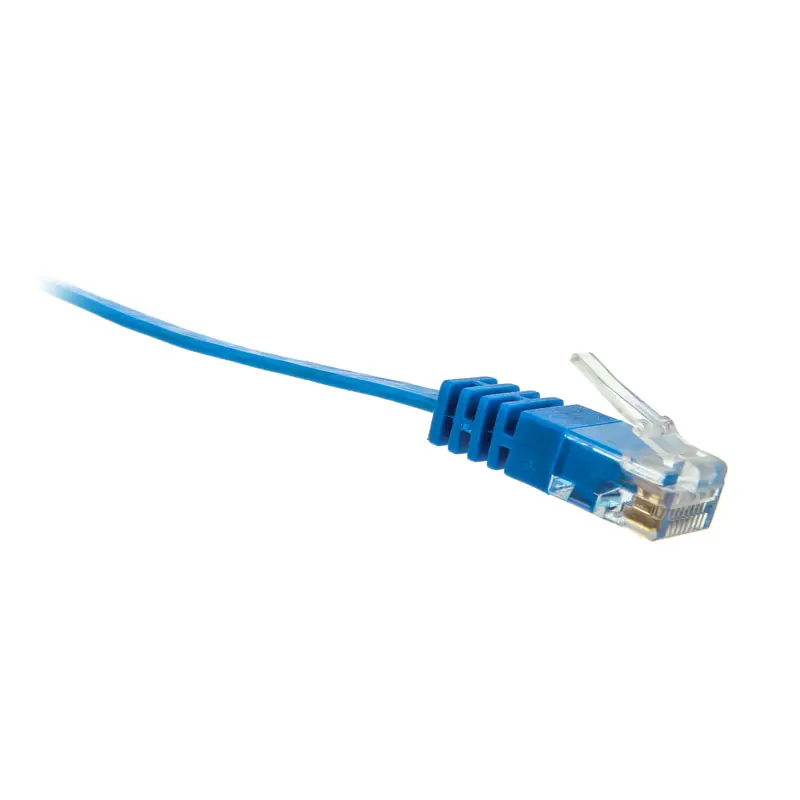 InLine Cavo Patch Piatto 1m U/UTP, Cat.6 - Blu - immagine 3