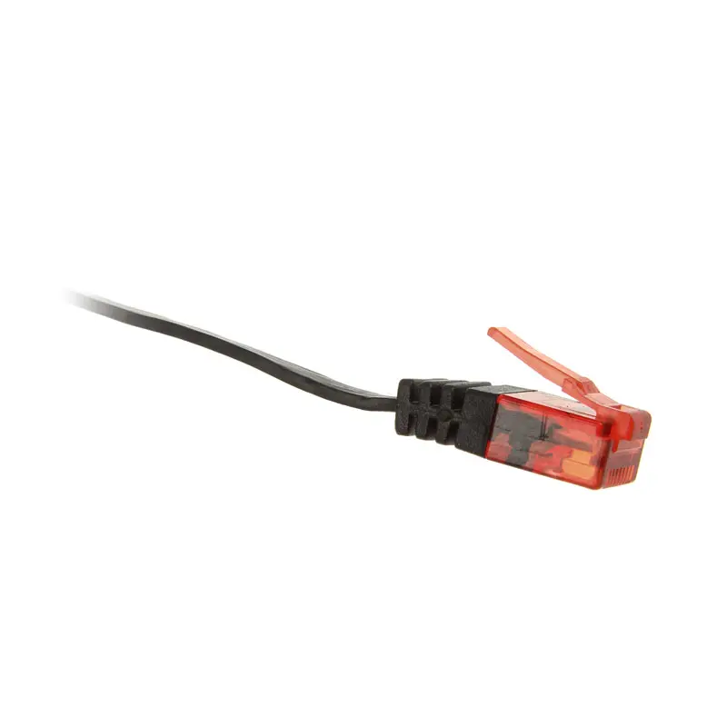 InLine Cavo Patch Piatto 10m U/UTP, Cat.6 - Nero - immagine 3