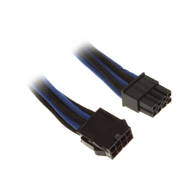 BitFenix Prolunga 8-Pin EPS12V - sleeved Nero/Blu