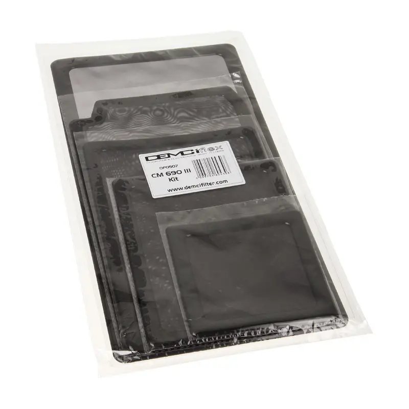 DEMCiflex Kit Antipolvere per Cooler Master CM690 III - Nero - immagine 3