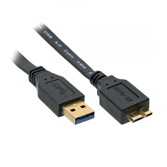 InLine Cavo USB 3.0 Typ-A a Micro Typ-B, Nero - 3m