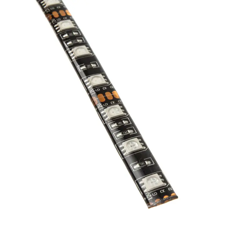 aqua computer RGB LED Strip, IP65, Nero - 500cm - immagine 2