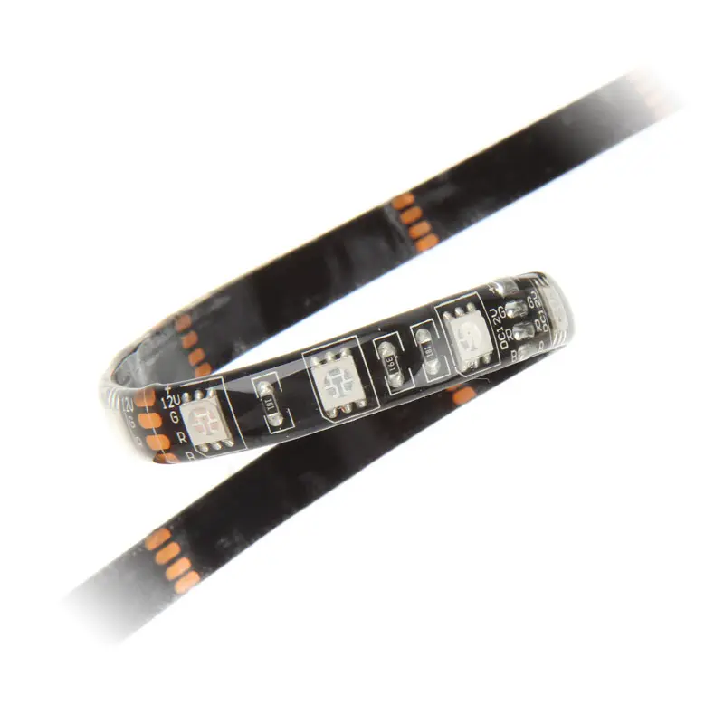 aqua computer RGB LED Strip, IP65, Nero - 500cm - immagine 3