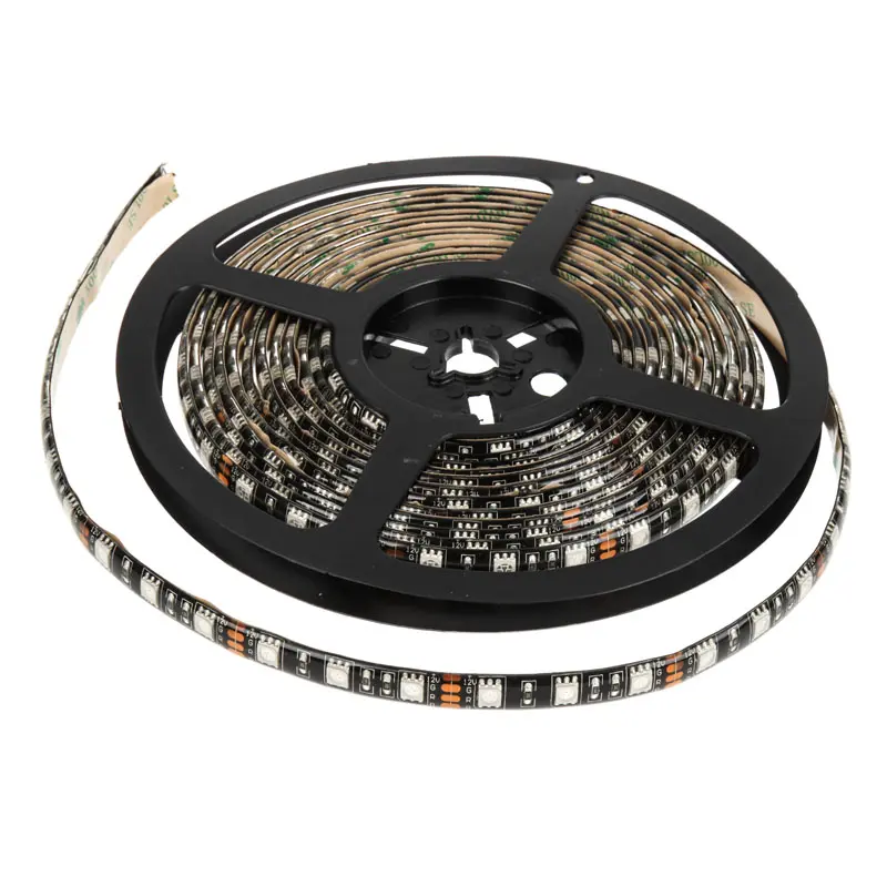 aqua computer RGB LED Strip, IP65, Nero - 500cm - immagine 4
