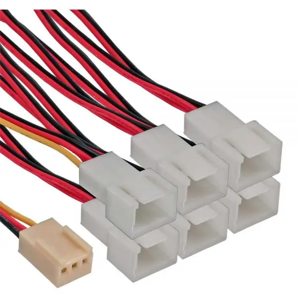 InLine Adattatore da 6x 3 Pin ad 1x 3 Pin - 12V