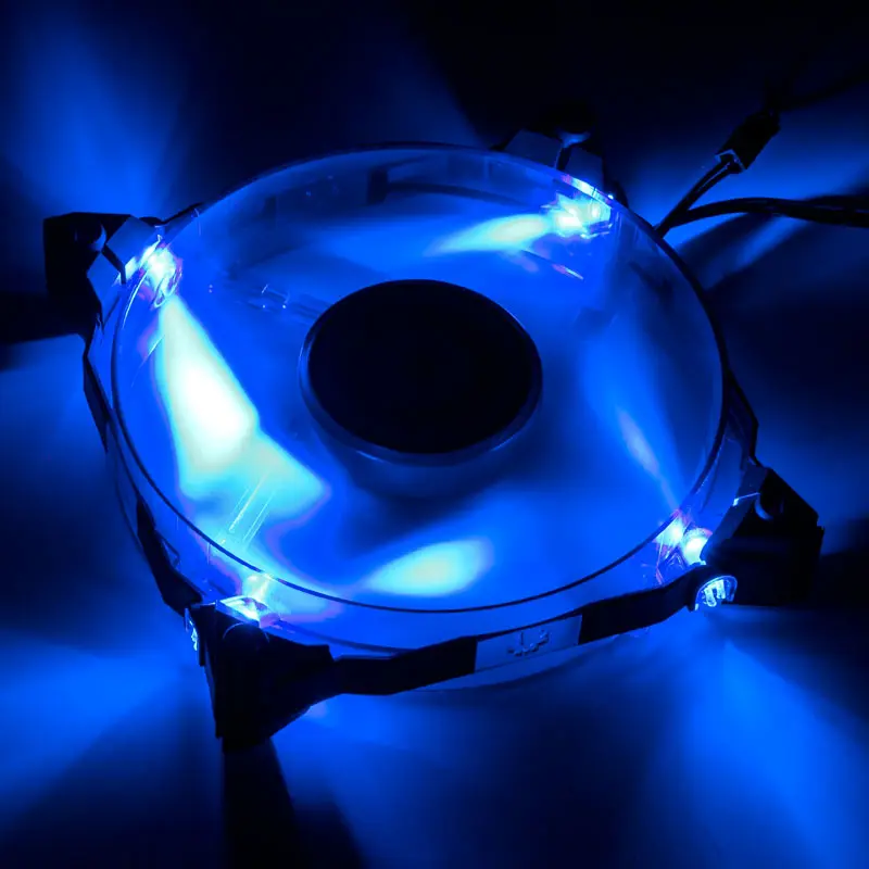 BitFenix Spectre Xtreme 120mm Fan, Frame Nero - LED Blu - immagine 5