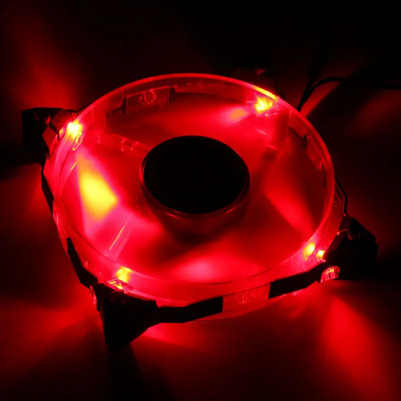 BitFenix Spectre Xtreme 120mm Fan, Frame Nero - LED Rosso - immagine 5