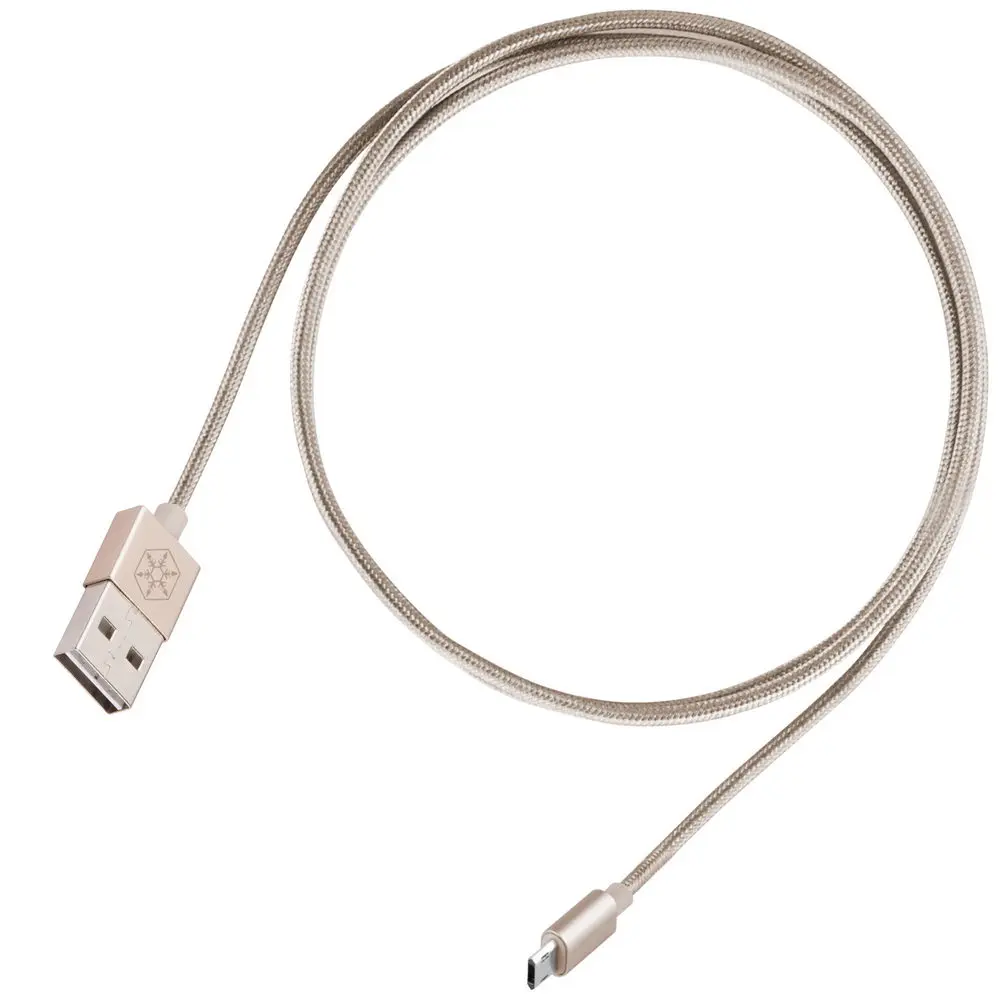 Silverstone SST-CPU01G Cavo USB-A / Micro-B, Oro - 1m - immagine 5