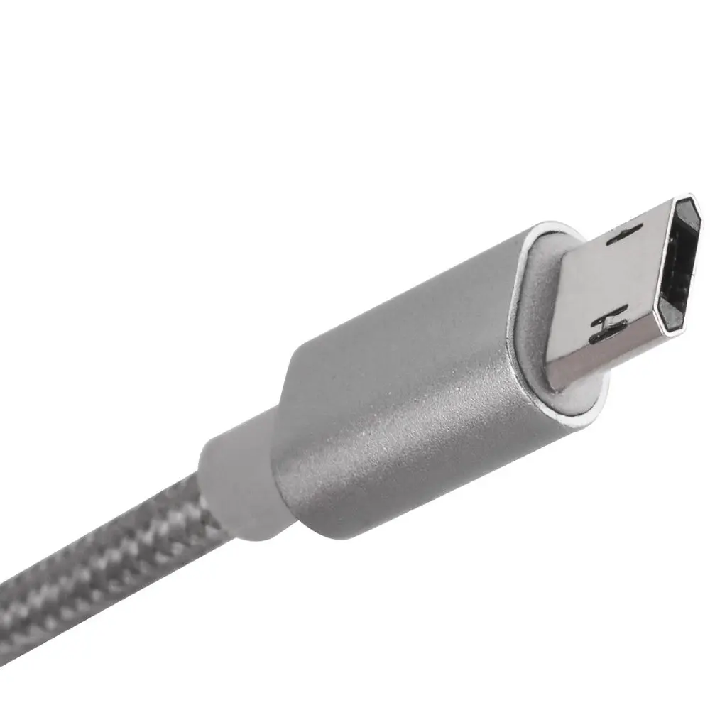 Silverstone SST-CPU02C Cavo 2in1 Micro USB / USB A, Micro-B, Antracite - 1m - immagine 2