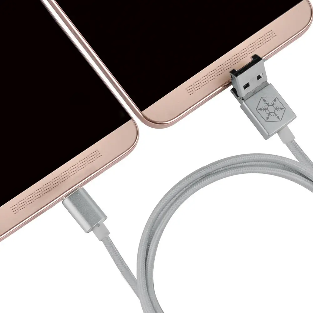 Silverstone SST-CPU02C Cavo 2in1 Micro USB / USB A, Micro-B, Antracite - 1m - immagine 4