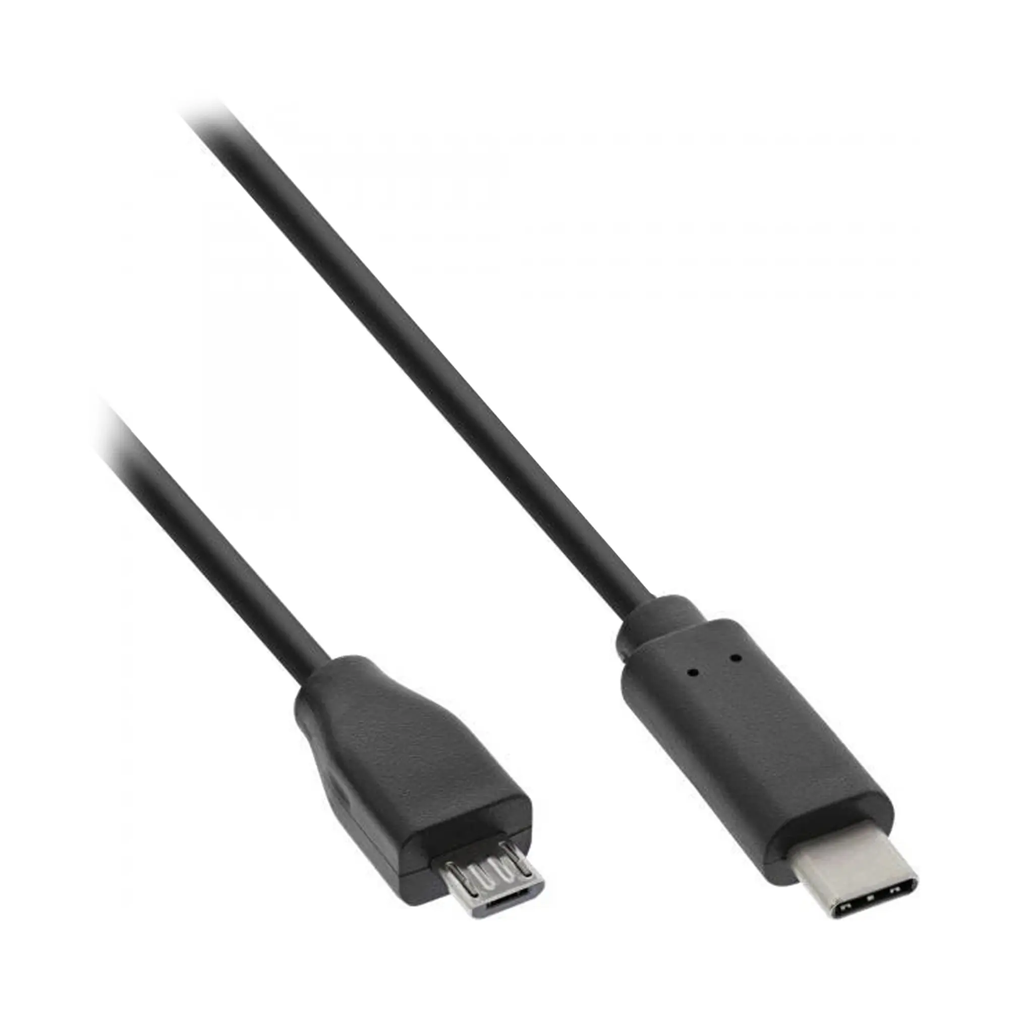 InLine Cavo USB 2.0, Type C maschio a Type B Micro maschio, Nero - 1m