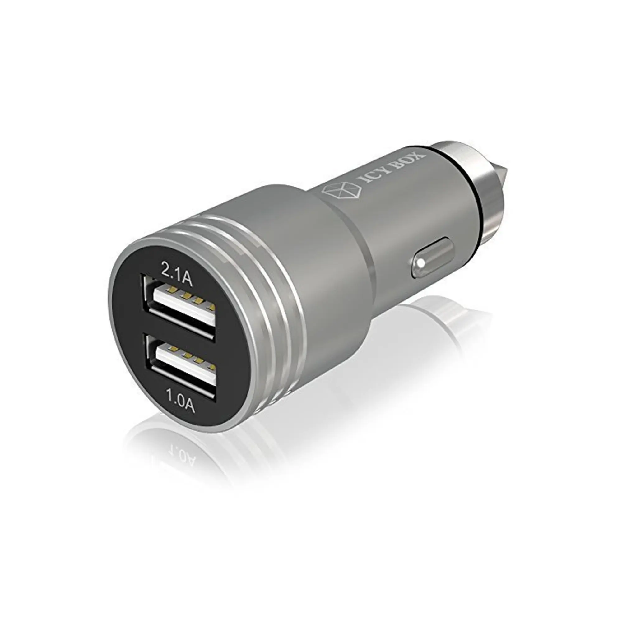 Icy Box IB-CH202 Car Charger con 2 porte USB