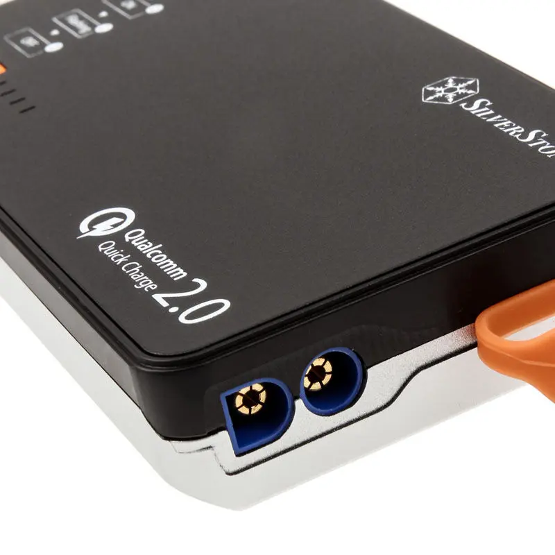 Silverstone SST-PB06BS 10.000mAh Power Bank con QC 2.0 - immagine 4