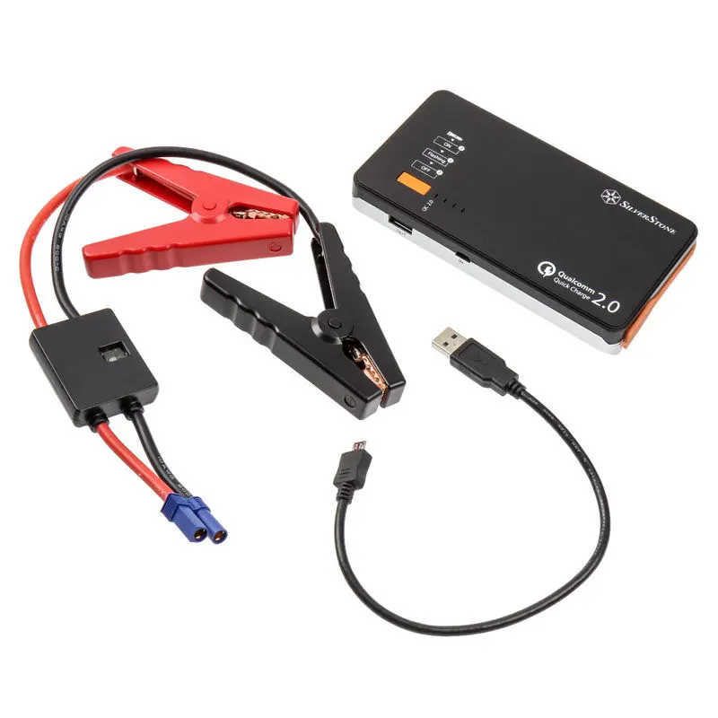 Silverstone SST-PB06BS 10.000mAh Power Bank con QC 2.0 - immagine 6