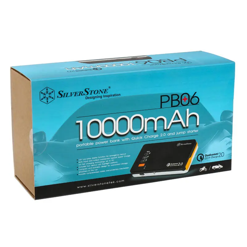 Silverstone SST-PB06BS 10.000mAh Power Bank con QC 2.0 - immagine 7