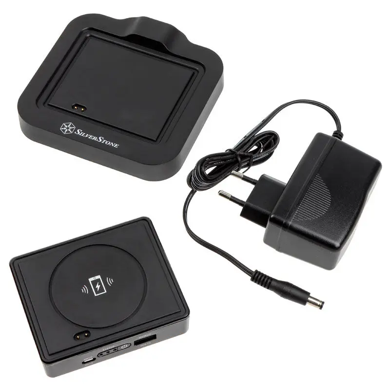 Silverstone SST-QIB052-D 5.200mAh Power Bank con ricarica Wireless Qi - immagine 5
