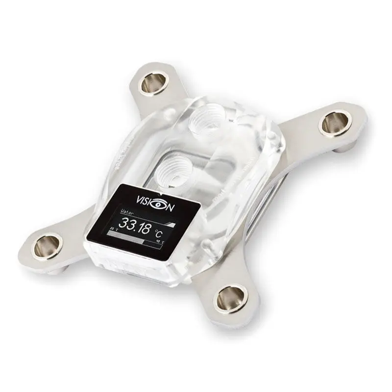 aqua computer Cuplex Kryos NEXT con VISION per Socket 115X - Acryl/Nickel