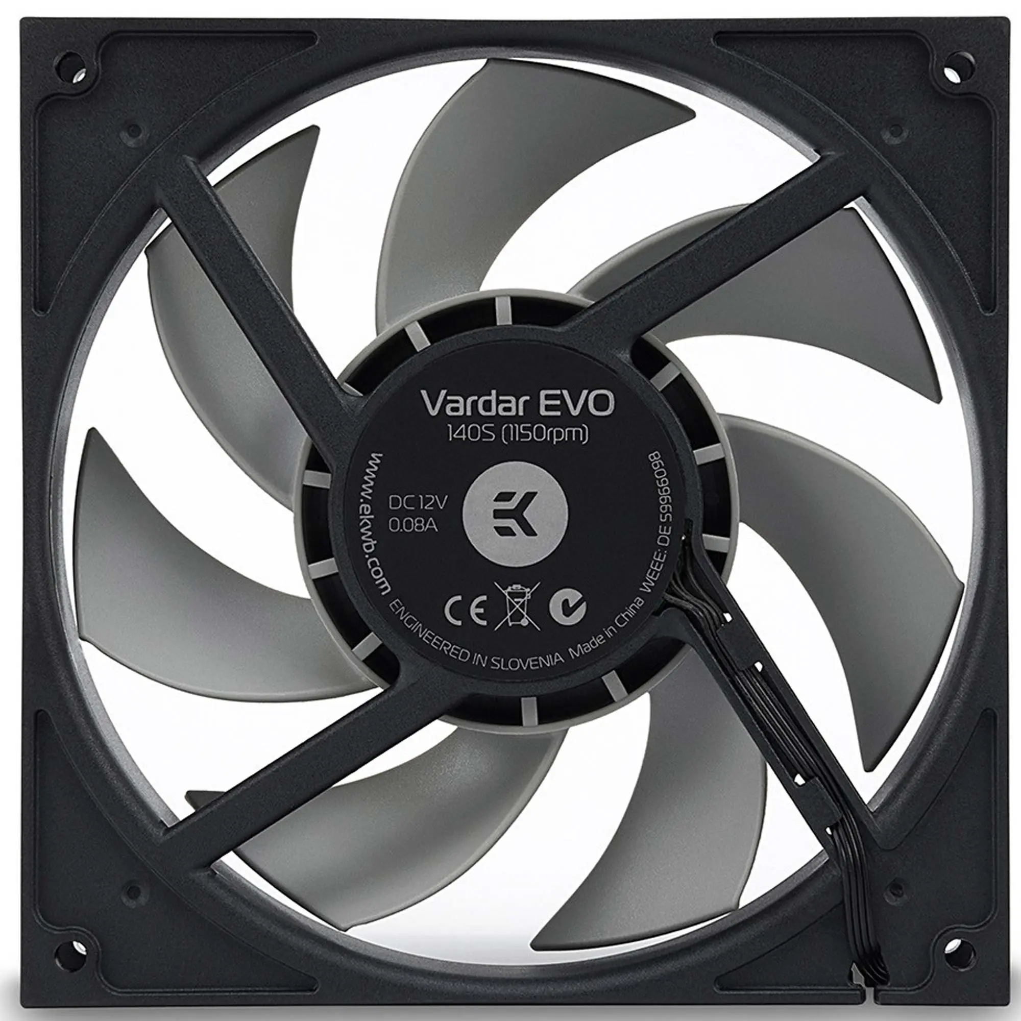 EK Water Blocks EK-Vardar EVO 140S Ventola, 1150 RPM - 140mm - immagine 2
