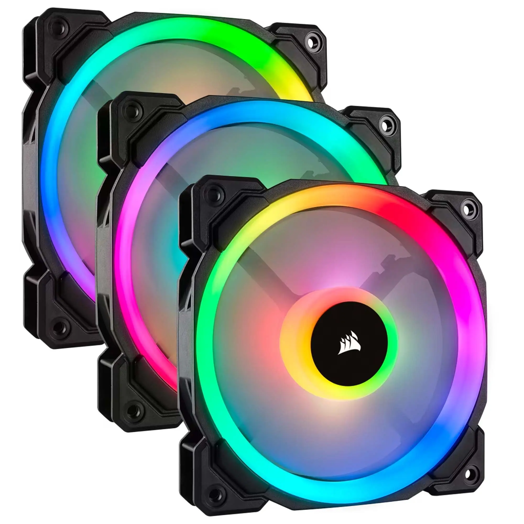 Corsair LL Series LL120 RGB LED, 120mm - Kit 3 Ventole & Controller