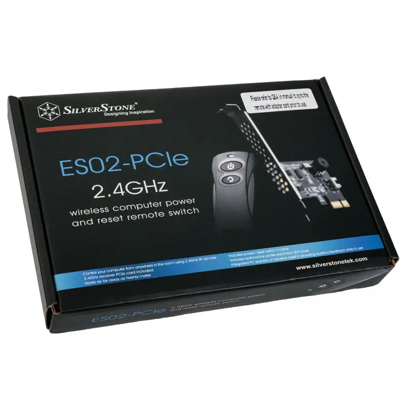 Silverstone SST-ES02-PCIE 2.4G Telecomando Wireless con Interruttore Power/Reset - immagine 7