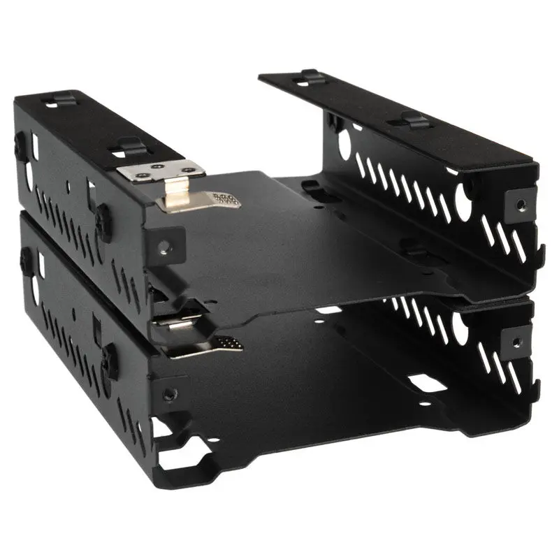 Phanteks Stackable HDD Bracket 2x 3,5 pollici, Impilabile - Nero - immagine 2